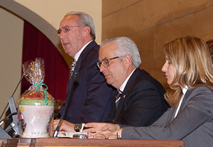 Edoardo Usai, Emilio Floris e Serenella Piras